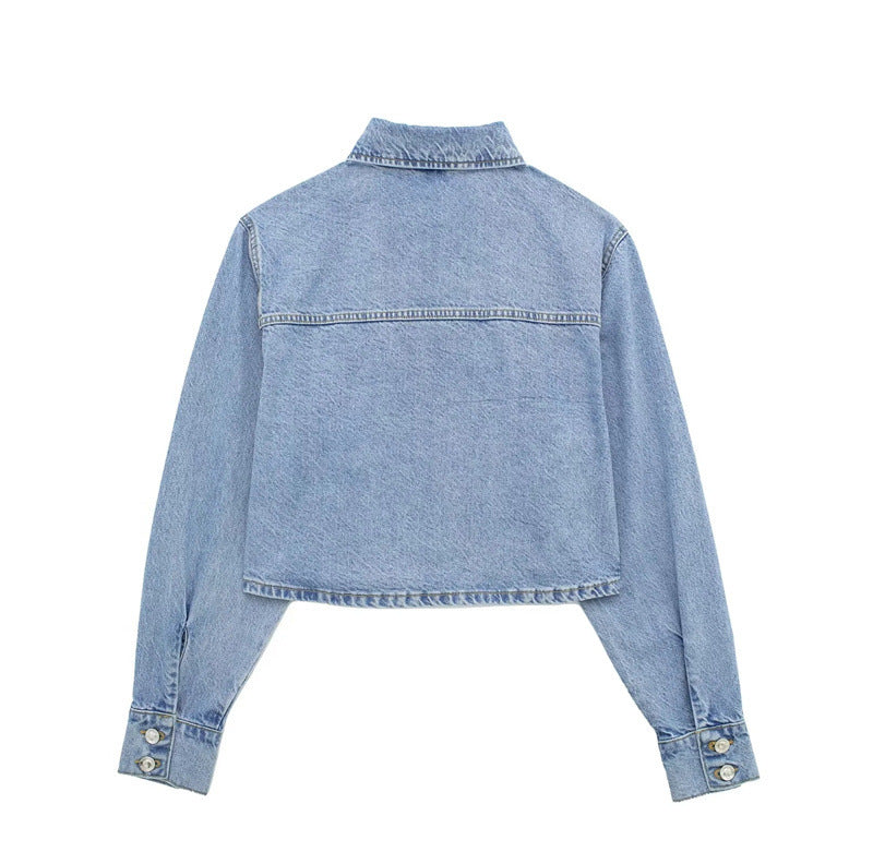 "Catch Flight" Two Piece Denim Set